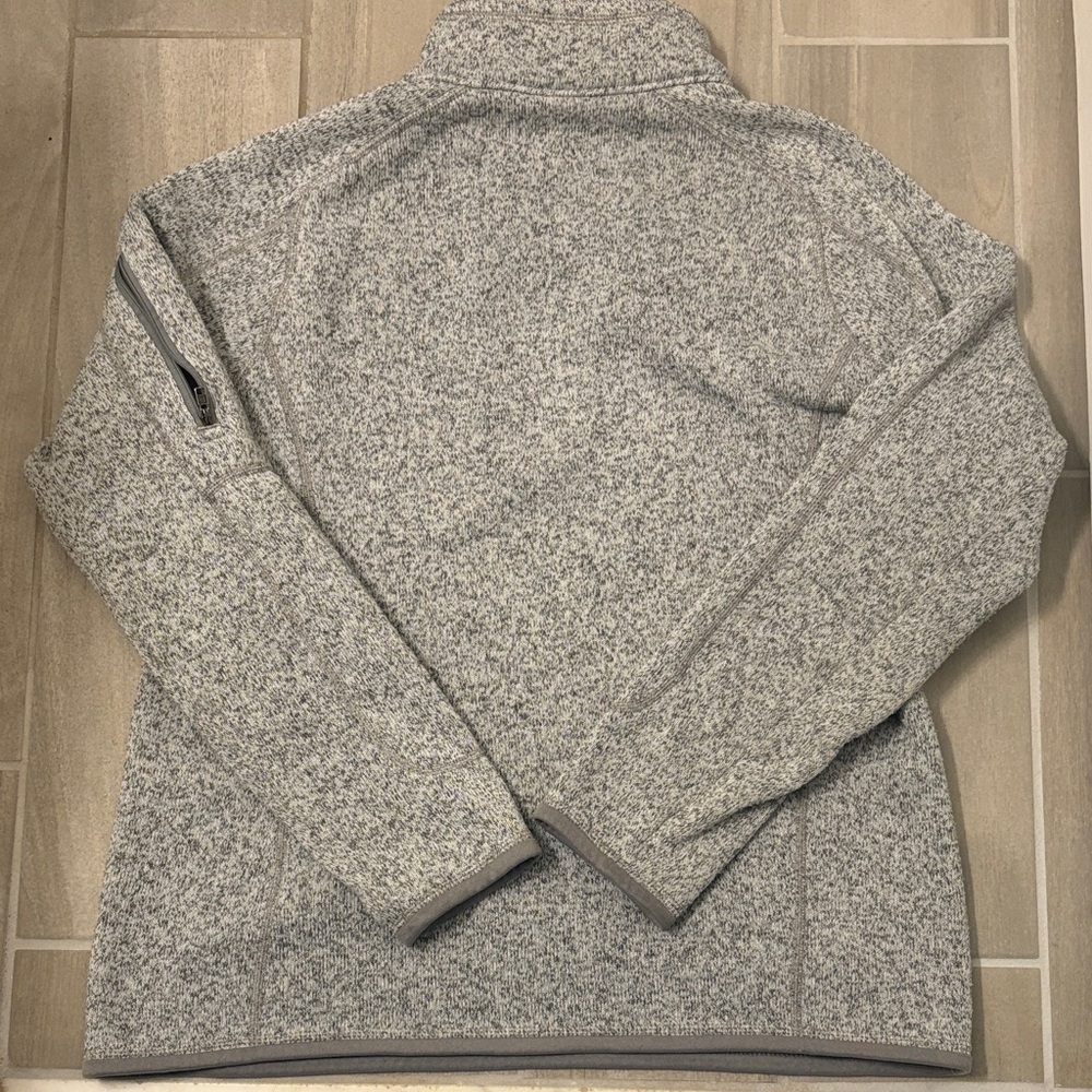 Patagonia Gray Heather Half-Zip Fleece Pullover - Picture 3 of 5